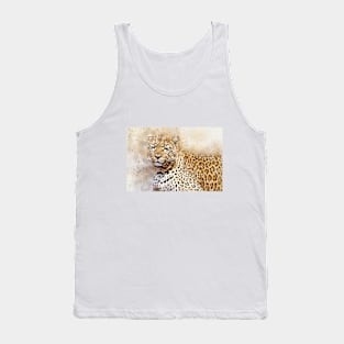 Leopard Panther Wild Animal Safari Africa Jungle Tank Top